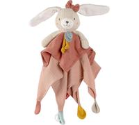 KALANKA-Doudou lapin fehnNATUR - compagnon de jeu et peluche en coton issu de l'agriculture biologique avec attache-sucette - pour bébés et jeunes enfants à partir de 0+ mois