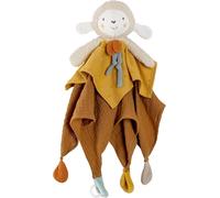 KALANKA-Doudou Mouton fehnNATUR - compagnon de jeu & doudou en coton issu de l'agriculture biologique avec attache tétine - pour bébés & jeunes enfants à partir de 0+ mois