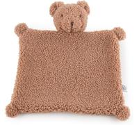 KALANKA-Doudou Nounours Mika Doudou Ourson Bebe en Bouclette Doudou Mouchoir Doudou Bebe garçon Doudou Bebe Fille Doudou Plat Nounours en Peluche Nounours Bebe Peluche Douce et Moelleuse