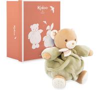 KALANKA-- Doudou Ours Vert 17cm - Peluche Ultra-Douce et Moelleuse pour Bébé - Compagnon Tendre Dès la Naissance - Taille idéale pour Petites Mains - Cadeau de Naissance - K214007
