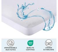 Kalanka-Drap Housse Cododo 60x80cm (Lot De 2) Compatible Iora + 1 Alèse Imperméable Protège Matelas Cododo Compatible Iora - Set 2+1 Draps Cododo - Oeko-Tex (Blanc/Vanille, 60 X 80 Cm)