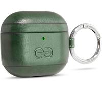 Kalanka-Dreem Om Airpods 4 Funda De Cuero Vegano Con Clip - Compatible Con Auriculares Inalámbricos Bluetooth De Apple Para Iphone - Verde