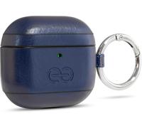 Kalanka-Dreem Om Airpods 4 Funda De Cuero Vegano Con Clip - Compatible Con Auriculares Inalámbricos Bluetooth De Apple Para Iphone - Azul Francia