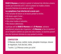 Kalanka-Duab D-Mannose Granions Dispositif Médical Traitement Des Cystites & Infections Urinaires Chez La Femme En Cas D'inconfort Urinaire Goût Fruits Des Bois 7 Sachets