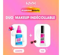 Kalanka-Duo Make- Up Indécollolable ¿ Nyx Professional Makeup ¿ Primer Fixant The Face Glue + Gel Sourcils Fixateur The Brow Glue Transparent - Tenue Extrême