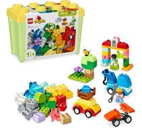 KALANKA-Duplo Classic La Boîte de Briques Voitures et Camions - Jouet d¿Éveil - Set de Véhicules pour Enfants - Jeu Éducatif Développant la Motricité Fine pour Garçons et Filles dès 18 Mois 10439