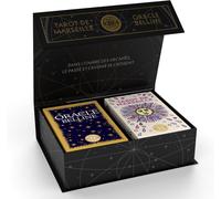 Kalanka-Dusserre - Minis Jeux Tarot De Marseille & Oracle Belline Coffret Collector Cartomancie Edition Limitée Oracle Et Tarot Divinatoire Boîte Rigide, Noir