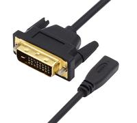 KALANKA-DVI 24+1 mâle vers Micro HDMI 1.4 Type-D 4K Femelle Extension Câble pour Ordinateur HDTV Carte Graphique UHD
