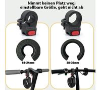 Kalanka-E Scooter Antivol1.2m/12mm Antivol Idéal Antivol À Combinaison 5 Chiffres Code Numérique Antivol Vélo Antivol À Câble Avec Barre De Fermeture Pour Xiaomi M365/Pro2/Ninebot Scooter/Vélo Antivo