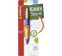 Kalanka-Easyergo 1.4 - Porte-Mine Ergonomique - 1 Stylo + 3 Mines Hb - Droitier - Orange/Bleu