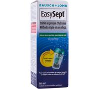 KALANKA-EasySept Produit Lentilles de Contact Souple au Peroxyde d¡¯Hydrog¿¿ne, Syst¿¿me Tout En Un pour D¿¿sinfection, Produit Lentille et ¿¿tui avec Disque Catalyseur, Convient pour Yeux Sensibles,