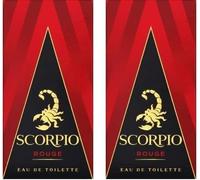 Kalanka-- Eau De Toilette - Homme - Collection Rouge - Flacon De 75 Ml (Lot De 2)
