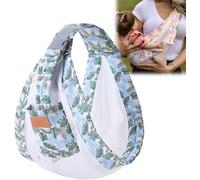 Kalanka-Écharpe De Portage Réglables,Porte Bebe Hanche Respirante,Latérale Porte Bebe,Portable Echarpe De Portage Bebe,Porte Bébé Latéral Pour Les Nouveau-Nés Jusqu'à 3-36 Mois (Vert)