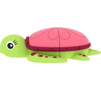 KALANKA-, ECMMD16GM334, Clé USB 16 Go design tortue marine en caoutchouc siliconé, vitesse de lecture 15MB/s, écriture 5MB/s, embout et chaînette inclus - Taille : 16 Go, Couleur : Multicolore