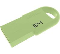 KALANKA-, ECMMD64GD252, Clé USB Mini D250 64 Go, design capless ultra-compact, vitesse de lecture jusqu'à 15 MB/s, idéale pour le transport de données, Couleur verte