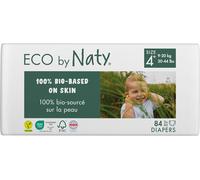 KALANKA-ECO by Naty Couches Ecologiques pour Bébé - Couches écologiques à base de plantes, parfaites pour la peau sensible de bébé et qui empêchent les fuites (Taille 4+ - 84 couches)