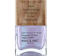 Kalanka-- Eco Glow Plant Power Vernis À Ongles - 73% Plant Based, 100% Vegan & Non Testé Sur Les Animaux - Manucure Parfaite, Bleu Violet Nacré- Nail Art Écologique