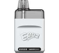 KALANKA-ECO Nano 2 Pod Kit 6ML MTL Starter Kit Built in 1000mAh Battery with 0.6ohm ECO Nano Cartridge reach to 18000 Puffs No Nicotine No Liquid (Blanc immaculé)