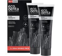 Kalanka-Ecodenta Dentifrice Au Charbon Actif Dents Blanches Sans Fluor 2 Pack I Dentifrice Au Charbon Noir Blanchiment Des Dents I Dentifrice Blanchissant Les Dents Au Charbon Actif Noir 2x 100ml Blan