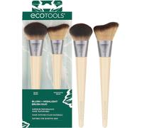 Kalanka-Ecotools Nouveau Duo Naturel Blush Et Surbrillance, Pinceaux De Maquillage Pour Fond De Teint Liquide Et Crème, Contour, Fard À Joues Et Surbrillance