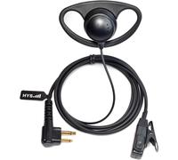 KALANKA-Écouteur en forme de D en forme de D PPT pour la sécurité de la police compatible avec Motorola CP040 CP140 Hytera Midland Radio bidirectionnelle