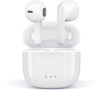 KALANKA-Écouteurs Bluetooth Sans Fil, Bluetooth 5.3 Intra-Auriculaires Casque avec Hi-Fi Son Stéréo, 24H 4 ENC Réduction Antibruit Mic Contrôle Tactile, IP8 Étanche Sport Oreillette pour Phone Androi