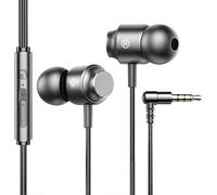 KALANKA-Ecouteurs Filaire, Écouteurs Jack 3,5mm, Casque Intra-Auriculaires avec Microphone, Compatible avec Tablettes et Ordinateurs Portables Smartphones Android Samsung, iProduit, Oppo, MP3 Players