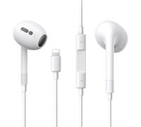 KALANKA-Écouteurs Filaires pour iPhone [Certifié MFi] Écouteurs Intra-Auriculaires, Casque Antibruit Stéréo HiFi avec Micro et Contrôle du Volume, Compatibles avec iPhone 14 Pro Max/14 /13 Pro/12/SE/