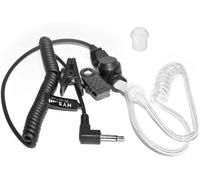 KALANKA-Écouteurs Intra-Auriculaires 3,5 mm Transparent avec Clip de Fixation pour écouteurs Intra-Auriculaires