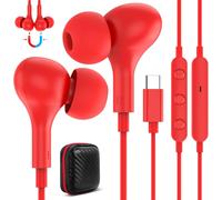 KALANKA-Écouteurs Intra-Auriculaires USB C avec Microphone et câble de Type C, Connexion HiFi stéréo, pour iPhone 16 15 Pro, iPad Air, Samsung Galaxy A35 A55 A34 A54 A16 5G S24 S23 Xiaomi 14T 13 Pixe