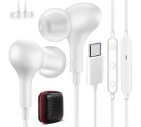 KALANKA-Écouteurs USB C pour Galaxy A56 A36 A35 A55 5G Samsung A54 A34 S25,Magnétique Type C Casque Filaire avec Microphone Contrôle du Volume pour iPhone 17 16 15 Pro Max Pixel 10 9 8 Xiaomi 15 14 i