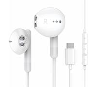 KALANKA-Ecouteurs USB-C pour iPhone 15 Pro Max iPad Pro, Écouteurs Filaire USB-C avec Micro et Contrôle du Volume pour Samsung S24 S23 Ultra S22 S21 FE S20 A55 A54 A53, Google Pixel 8 7 OnePlus