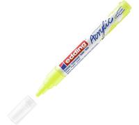 Kalanka-Edding 5100 Marqueur Acrylique Medium - Jaune Fluo - 1 Marqueur Acrylique Waterproof - Pointe Ronde 2-3mm