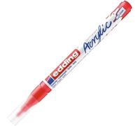 Kalanka-Edding 5300 Marqueur Acrylique Fin - Rouge - 1 Feutre Acrylique Imperméable - Pointe Ronde Fine 1-2 Mm- Peinture Acrylique Pour Peindre Sur La Toile, Le Papier Kraft, Le Bois Et La Pierre