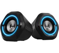 KALANKA-EDIFIER Hecate G1000 - Enceintes Gaming Actives RVB, Bluetooth 5.0, Entrées AUX, USB, 10W, Noir
