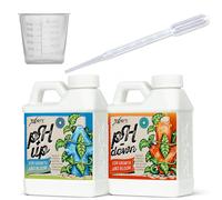 KALANKA-Édition limitée, lot de 2, PH Down 250 ml et régulateurs de pH Up 250 ml + pipette et gobelet doseur + Pour tout type de substrat et pour tout type de culture