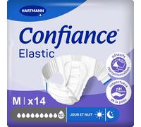 Kalanka-Elastic - Changes Complets Pour Hommes Et Femmes - Niveau D'absorption = 10 Gouttes (Fuites Urinaires Importantes) - Ph Neutre À La Peau - Matière Douce - Taille M - 14 Unités