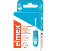 Kalanka-Elmex Brosse Interdentaire Bleue (Taille 3, 0,6 Mm), 1 X 8 Brosses Interdentaires Pour Le Nettoyage Des Espaces Interdentaires Moyens