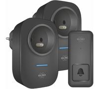 Kalanka-Elro Db4000pf-P1c2b Kit De Sonnette Kinetic Sans Fil - Avec 2 X Récepteur Plug-In Avec Prise - Sans Piles