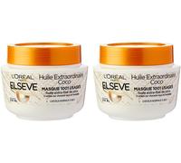 Kalanka-Elseve Huile Extraordinaire Coco Masque À L'huile Extra-Fine De Coco Nutrition Haute Légèreté Pour Cheveux Normaux À Secs 1 Unité - 310 Ml (Lot De 2)