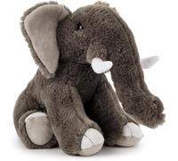 KALANKA-Emma Le Jouet en Peluche Éléphant d'Afrique (22cm) Gentil Géant - Doux, Moelleux, 100% Recyclé - Majestueux Ami de la Savane