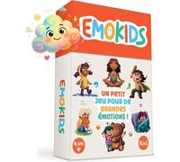 KALANKA-EmoKids ¿ Jeu des Émotions Enfant (4-10 ans) ¿ 55 Cartes Illustrées + 8 Mini-Jeux ¿ Intelligence Émotionnelle & CNV, Aide à Comprendre, Nommer et Gérer les Émotions, Méthode Montessori