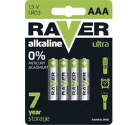 KALANKA-Emos Raver B7911 Lot de 4 piles alcalines LR03 AAA Micro