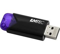 KALANKA-Emtec Clé USB 3.0 (3.2) Click Easy B113, Mémoire Flash Drive de 128 Go, Stockage Externe, Lecture 20 Mb/s, Écriture 10 Mb/s, Click Easy - 21 x 57 x 12 mm, Violette