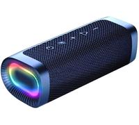 KALANKA-Enceinte Bluetooth 5.0 Colourful LED Light Wireless, Haut-Parleur Portable pour Smartphones, Tablettes/Star Speaker , Noir