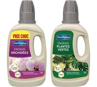 Kalanka-Engrais Orchidées, 480 Ml & Engrais Plantes Vertes, 400 Ml