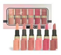 Kalanka-Ensemble De Rouge À Lèvres Mat - 6 Couleurs Nude/Rose/Rouge/Mauve/Marron - Velours Soyeux Longue Durée Pour Femmes