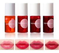 Kalanka-Ensemble De Teinture Pour Les Lèvres, Teinture Pour Les Lèvres 4 Couleurs, Teinte Multi-Usage Pour Les Lèvres Et Les Joues, Longue Durée, Légère, Imperméable, Résistante Au Transfert, Non Col