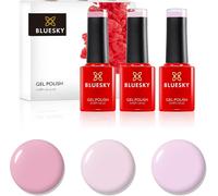 Kalanka-Ensemble De Vernis ¿¿ Ongles En Gel Bluesky, Roses Nues, Rose Cr¿¿Meux A106, Fraise A104, Symphonie Nue Nd08, 3 X 5 Ml, Nu (N¿¿Cessite Corel Sous Uv Ou Lampe ¿¿ Led)