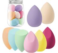 Kalanka-Éponge De Maquillage, 8 Pièces Maquillage Éponge À Fond De Teint Blender Pour Beauty, Éponge De Mélange Sans Faille Pour Crème Et Poudre Liquides-3 Formes